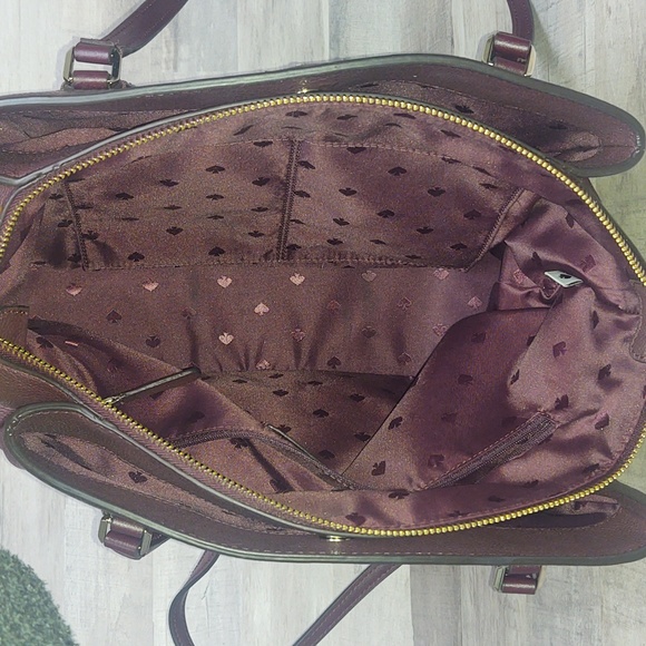 Kate Spade~Monet Large Compartment Tote~Deep Berry~EUC! - Picture 17 of 17